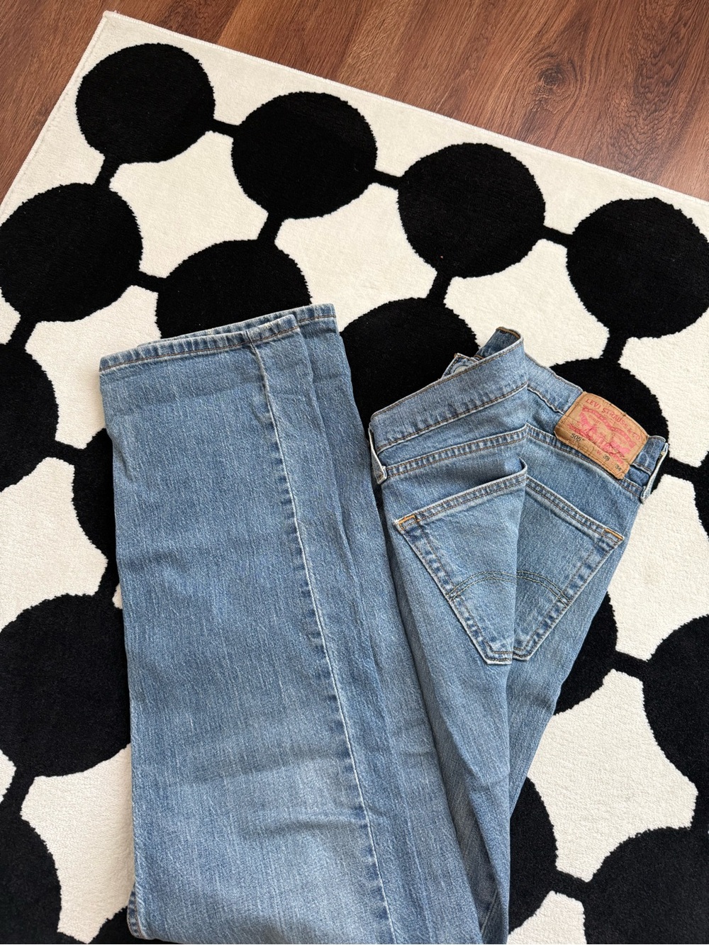 Levi's Light Blue Straight-Leg Mens Jeans